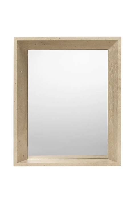 Настінне дзеркало ferm LIVING Lancet 63,5 x 53 x 12 cm колір бежевий