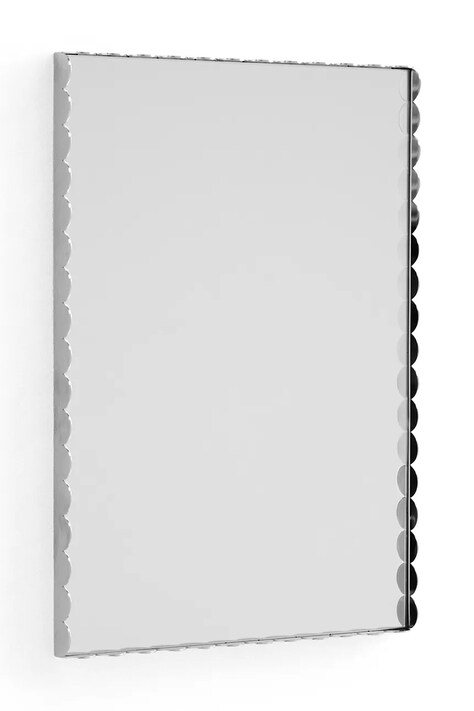 HAY lustro ścienne Arcs 61 x 43 cm kolor szary AB312-B631-AL50