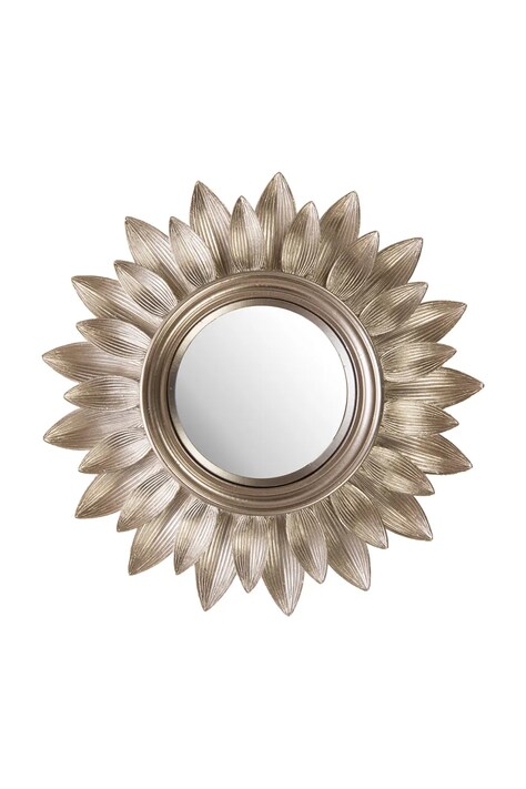 home & lifestyle lustro ścienne O 21 cm kolor żółty 166504