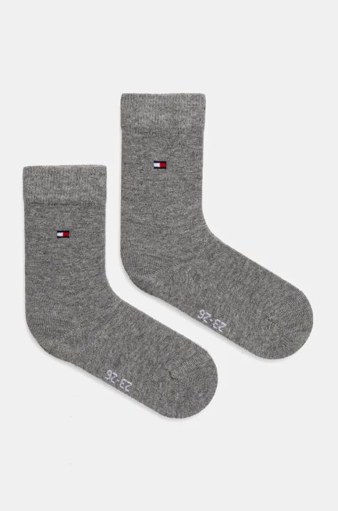 Tommy Hilfiger skarpetki dziecięce (2-pack) 391334 kolor szary