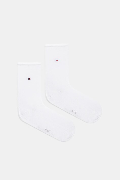 Шкарпетки Tommy Hilfiger (2 pack) жіночі колір білий