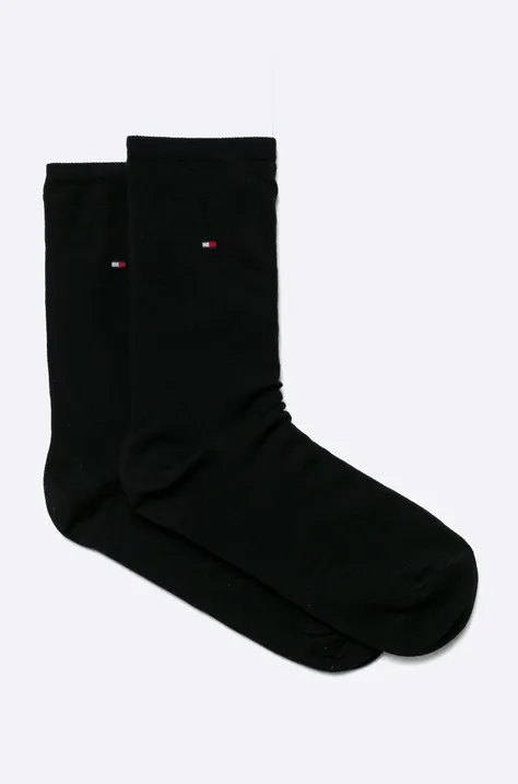 Шкарпетки Tommy Hilfiger (2 pack) жіночі колір чорний