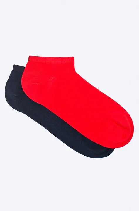 Κάλτσες Tommy Hilfiger 2-pack χρώμα: κόκκινο, 343024001