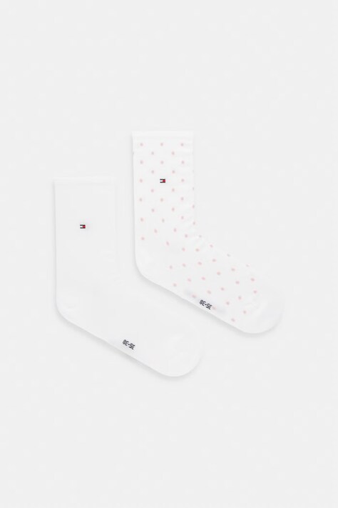Tommy Hilfiger skarpety damskie 2-pack białe 100001493