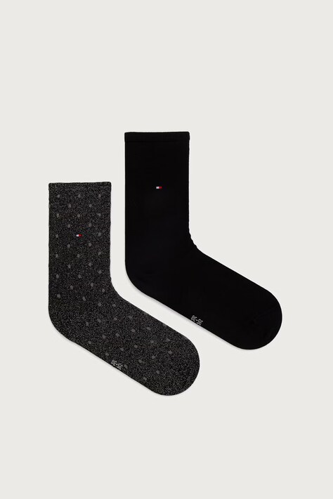 Tommy Hilfiger skarpety damskie 2-pack czarne 100001493