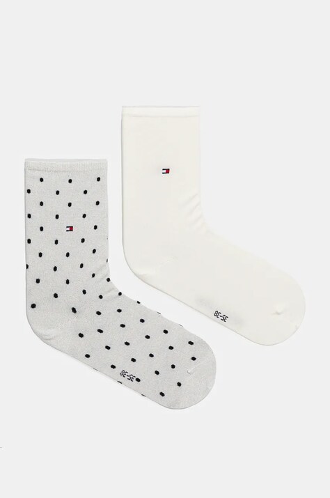 Κάλτσες Tommy Hilfiger 2-pack χρώμα: μαύρο, 100001493