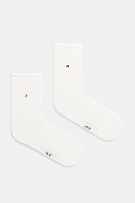 Tommy Hilfiger sosete 2-pack femei, culoarea negru, 100001494