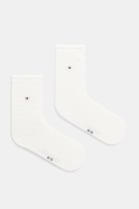Шкарпетки Tommy Hilfiger 2-pack жіночі колір бежевий 100001494