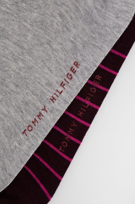 Tommy Hilfiger шкарпетки жіночі 2 шт — AA00-LGD0EL, фіолетовий — фото 2