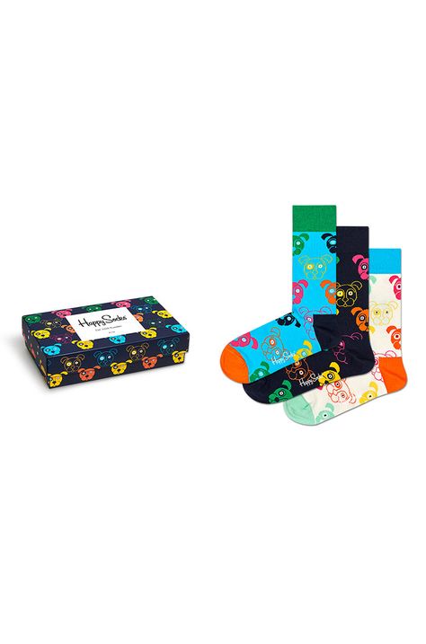 Happy Socks nogavice Mixed Dog Gift Set (3-pack)