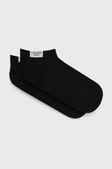 Шкарпетки Calvin Klein Jeans жіночі колір чорний