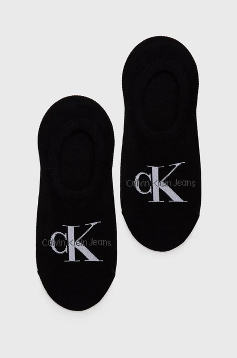Шкарпетки Calvin Klein Jeans жіночі колір чорний