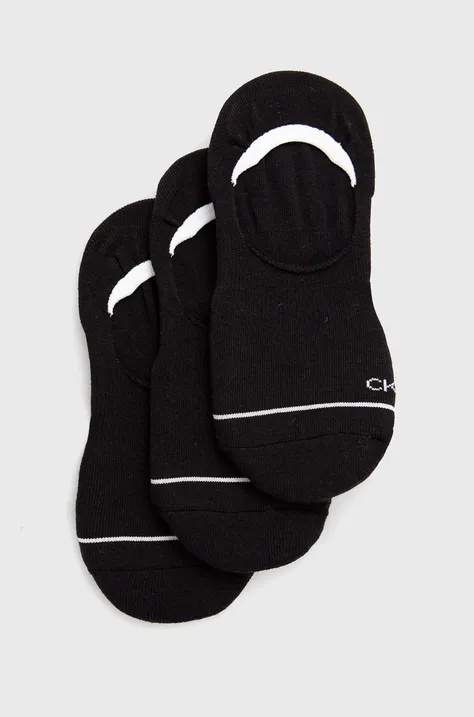 Κάλτσες Calvin Klein γυναικείες, χρώμα: μαύρο 701218764