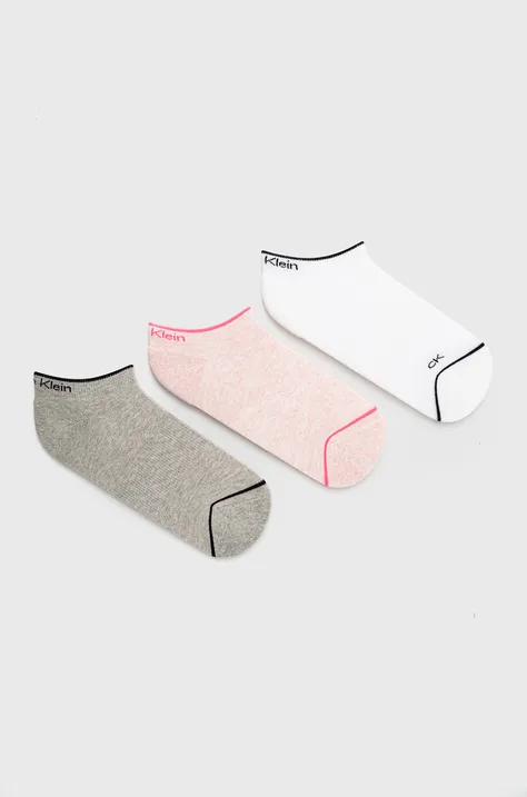 Čarape Calvin Klein za žene, boja: ružičasta, 701218765
