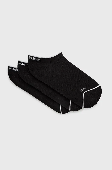 Čarape Calvin Klein za žene, boja: crna, 701218765