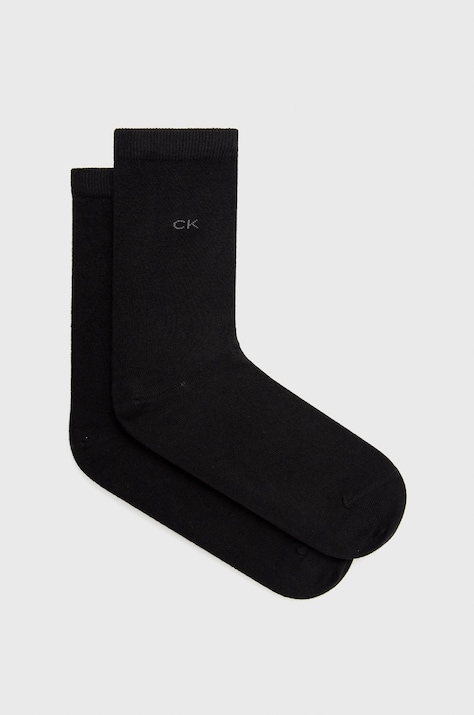 Носки Calvin Klein (2-pack) женские цвет чёрный