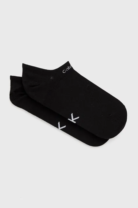 Ponožky Calvin Klein dámske, čierna farba, 701218774