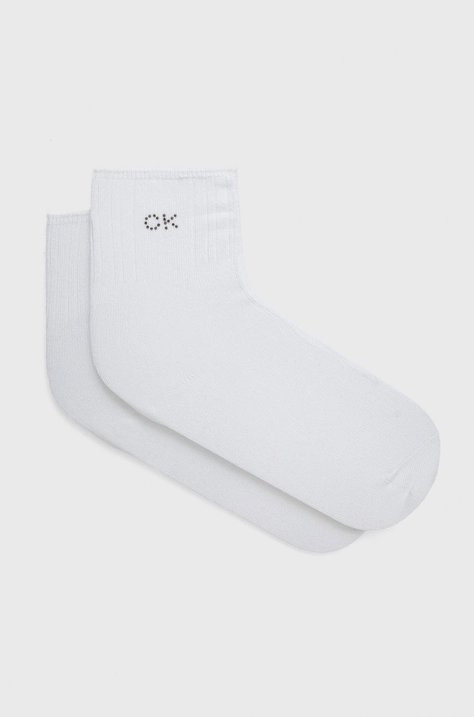 Calvin Klein Șosete femei, culoarea alb