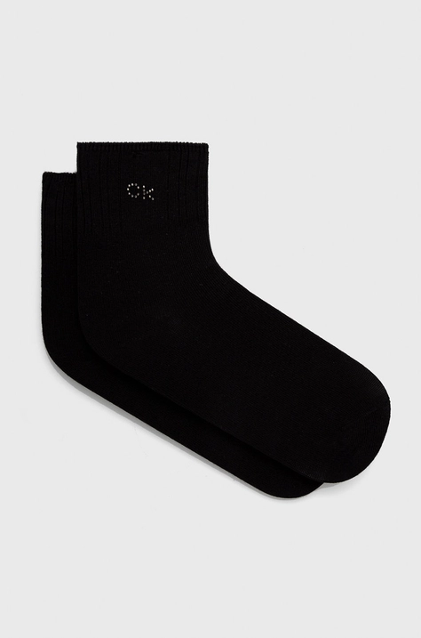 Calvin Klein Șosete femei, culoarea negru