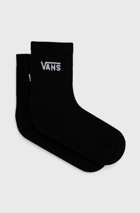 Čarape Vans za žene, boja: crna
