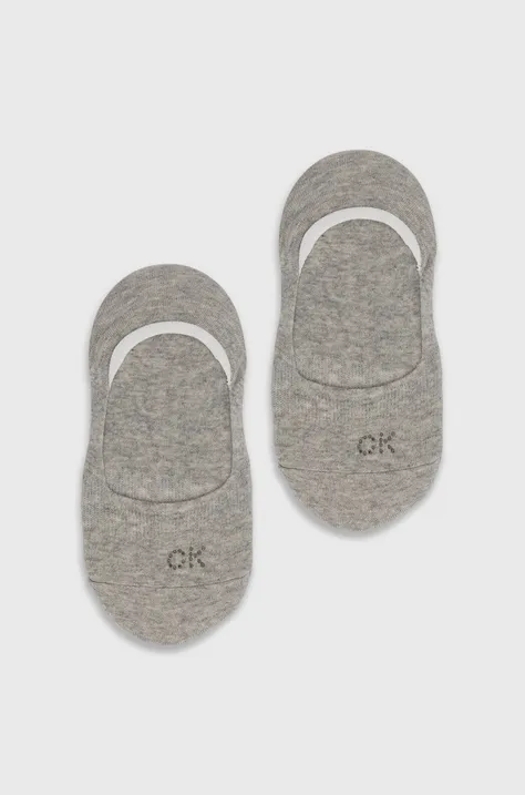 Ponožky Calvin Klein dámske, šedá farba, 701218780