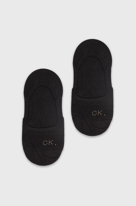 Calvin Klein sosete femei, culoarea negru