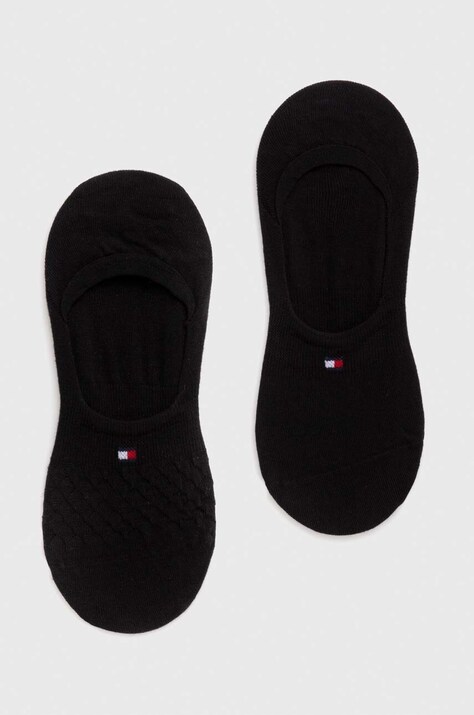 Tommy Hilfiger skarpetki 2-pack damskie kolor czarny 701227565