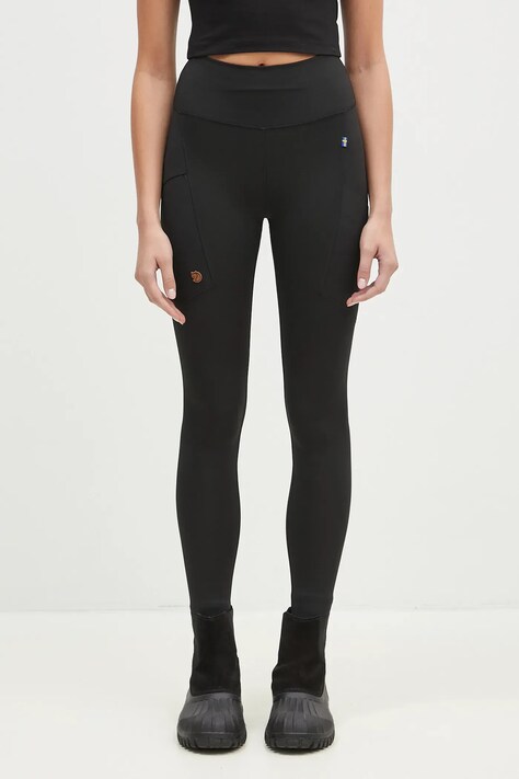 Κολάν Fjallraven Abisko NHL Pittsburgh Penguins  Abisko Tights χρώμα: μαύρο  H-MVPSP15WBP-QL F84773