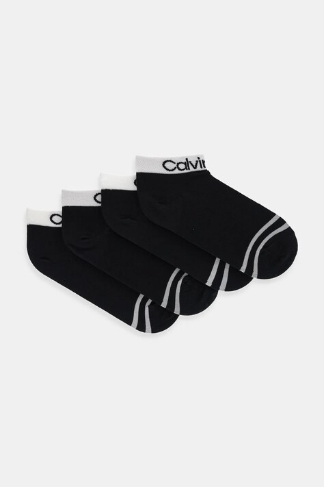 Шкарпетки Calvin Klein 4-pack жіночі колір чорний 701220511