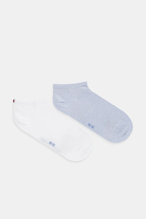 Ponožky Tommy Hilfiger 2-pack dámské, modrá barva, 343024001