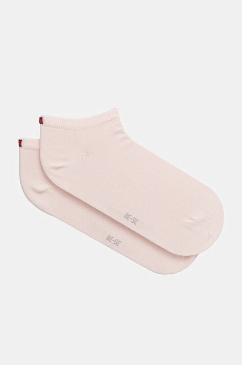 Κάλτσες Tommy Hilfiger 2-pack χρώμα: ροζ, 343024001