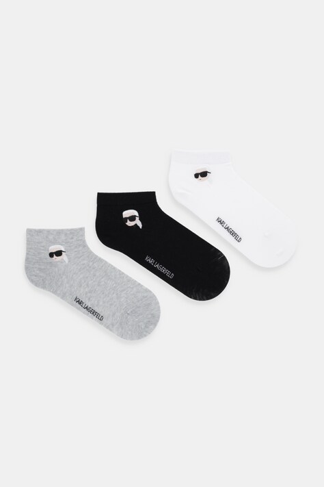 Karl Lagerfeld skarpetki 3-pack kolor biały A4W47036