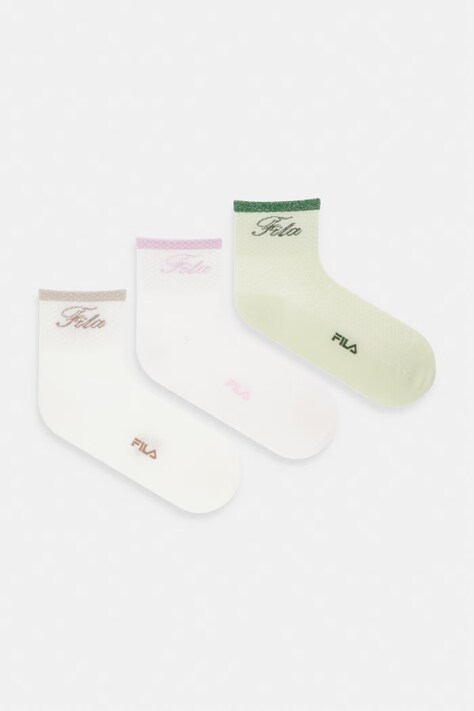 Fila skarpety damskie 3-pack zielone F6830