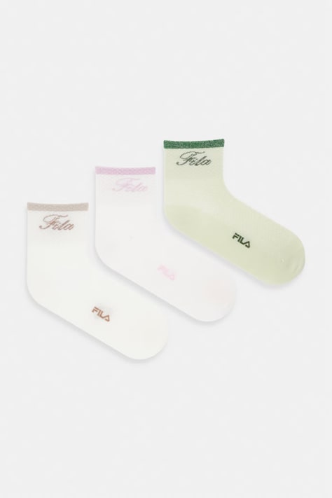 Fila skarpety damskie 3-pack zielone F6830