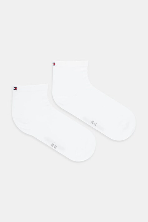 Tommy Hilfiger zokni 2 pár fehér, női, 373001001