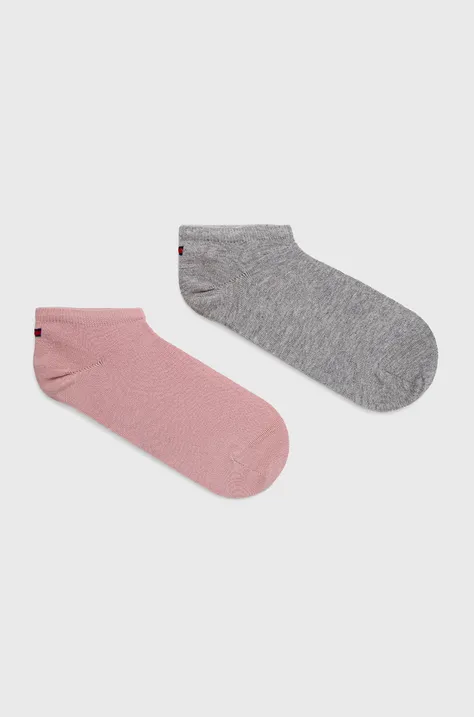 Детские носки Tommy Hilfiger (2-pack) цвет розовый