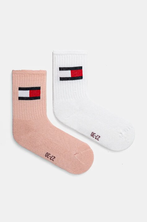 Tommy Hilfiger sosete copii culoarea alb, 701229940
