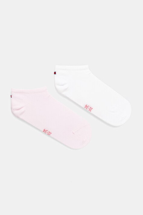 Tommy Hilfiger skarpetki dziecięce 2-pack kolor różowy 301390