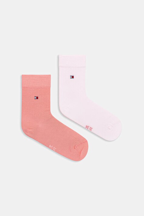 Tommy Hilfiger skarpetki dziecięce 2-pack kolor różowy 391334