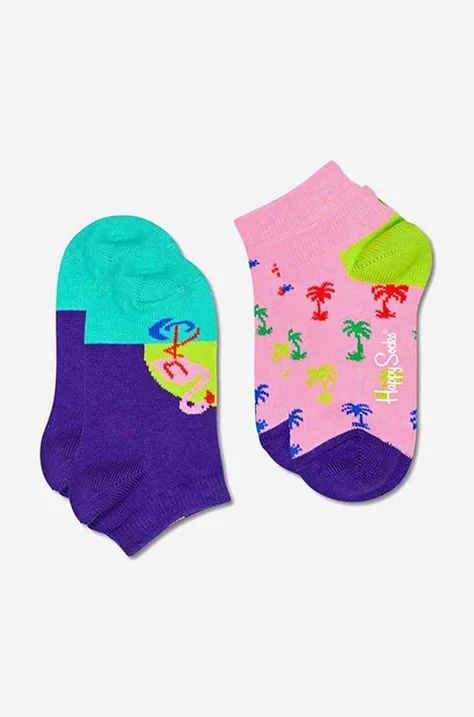 Παιδικές κάλτσες Happy Socks Flamingo Low 2-pack Παιδικές κάλτσες Happy Socks 2-pack Flamingo Low KFLM02-3300