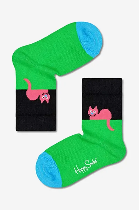 Happy Socks skarpetki dziecięce Cat Skarpetki dziecięce Happy Socks Cat KCAT01-7303