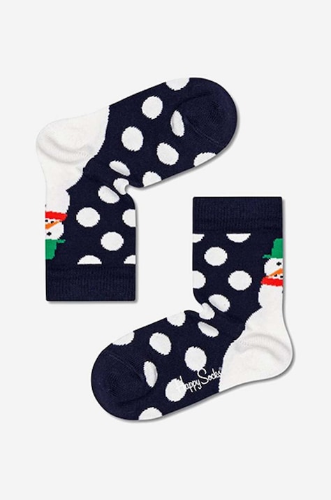 Detské ponožky Happy Socks červená farba