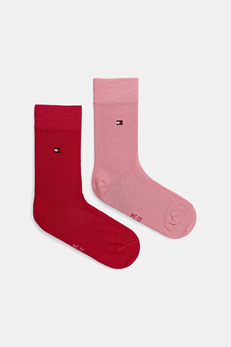 Tommy Hilfiger skarpetki dziecięce 2-pack kolor różowy 391334