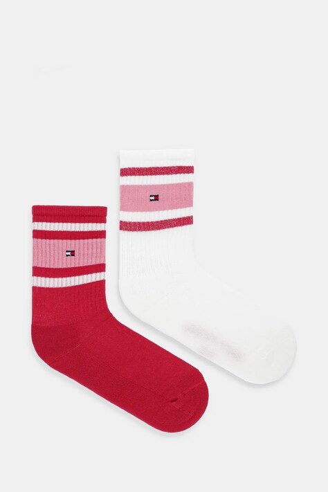 Tommy Hilfiger skarpetki dziecięce 2-pack kolor różowy 701229942