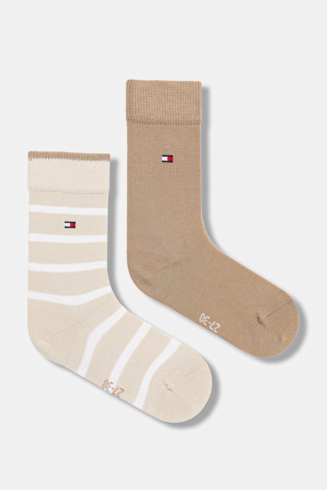 Tommy Hilfiger skarpetki dziecięce 2-pack kolor beżowy 701229939
