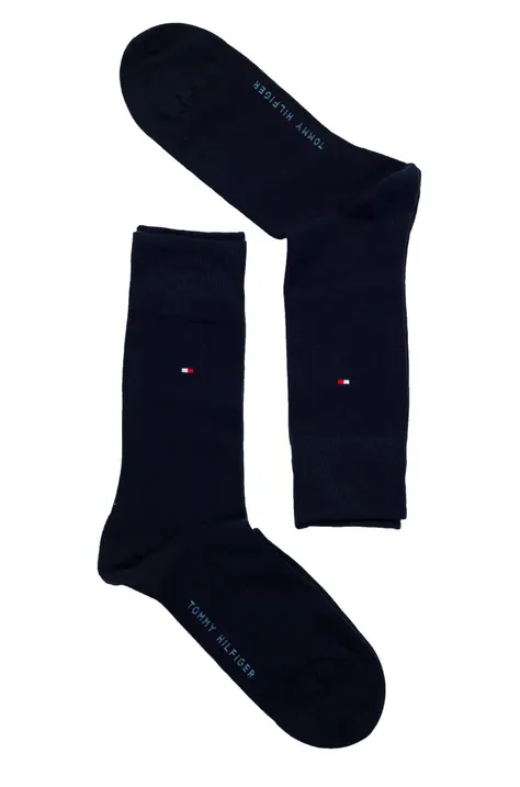 Čarape Tommy Hilfiger za muškarce, boja: tamno plava, 371111