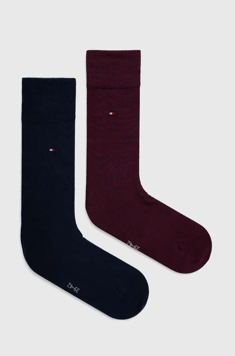 Шкарпетки Tommy Hilfiger 2-pack чоловічі колір синій