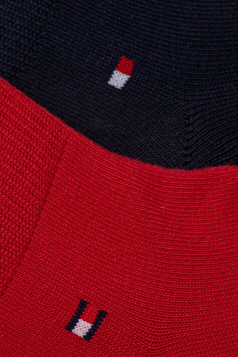 Tommy Hilfiger шкарпетки чоловічі з бавовною 2 шт — AA00-LGM094, червоний — фото 2