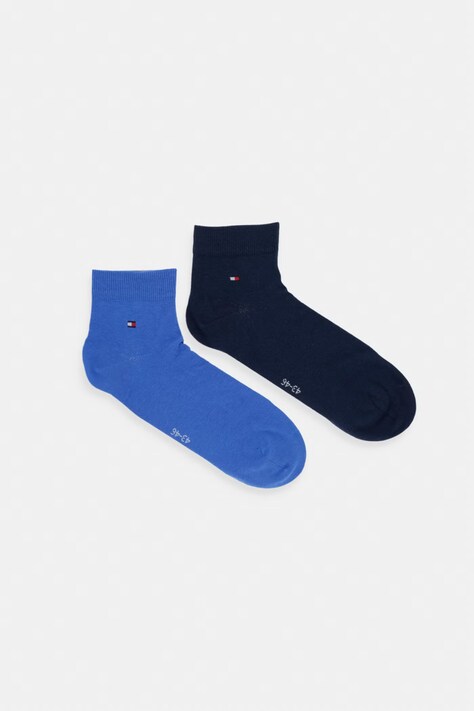 Tommy Hilfiger skarpety męskie z bawełną 2-pack niebieskie 342025001
