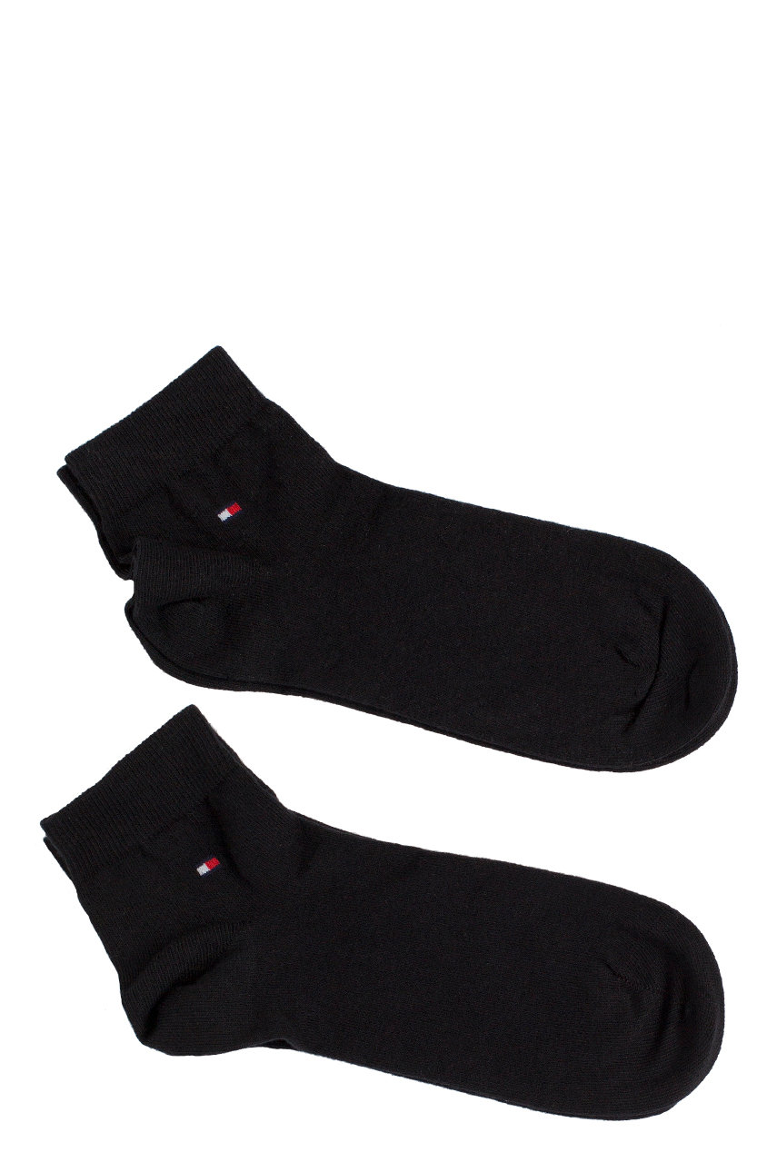 Čarape Tommy Hilfiger 2-pack za muškarce, boja: crna, 342025001
